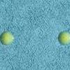 Azzurro - dots verde