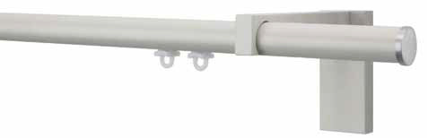 bastone in alluminio con sezione circolare da 20mm
