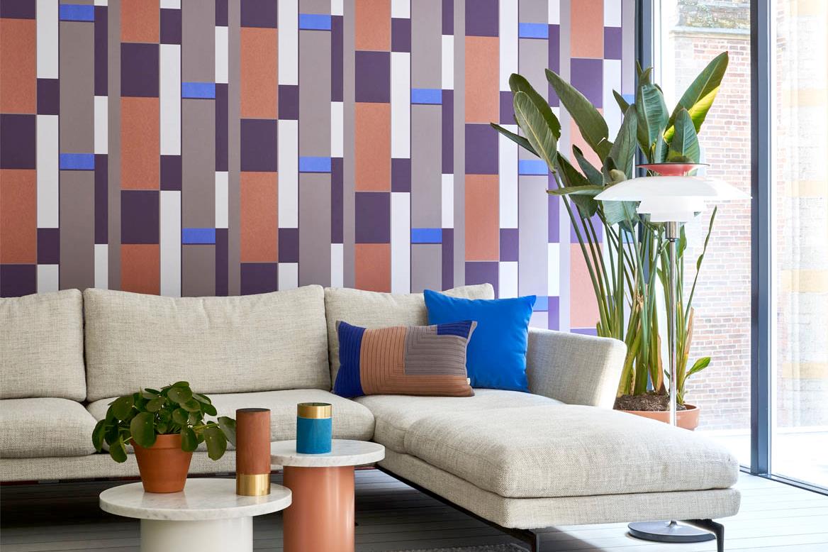 Collezione carta da parati Tinted Tiles Tema Geometrie Carta da parati Tinted Tiles