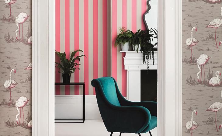 Collezione carta da parati Marquee Stripes Tema Animali Carta da parati Marquee Stripes