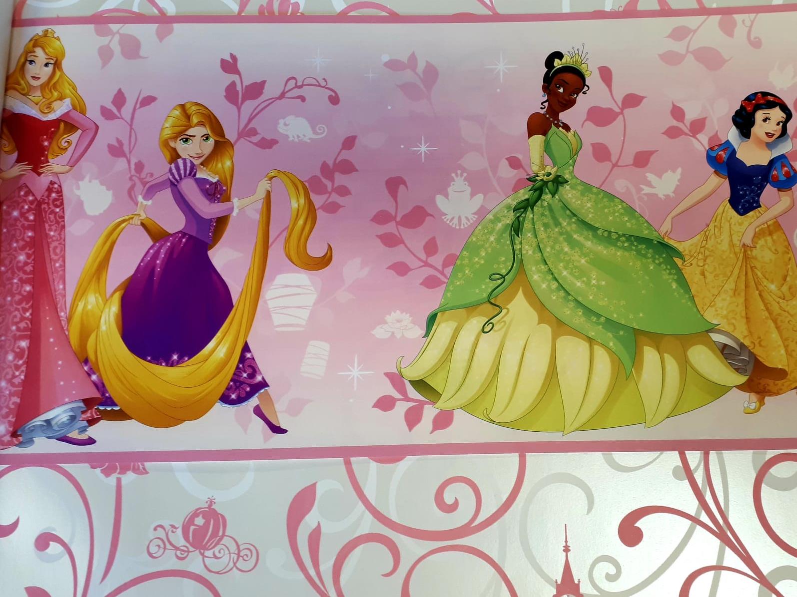 Collezione carta da parati Principesse Disney Tema Bambini Carta da parati Principesse Disney