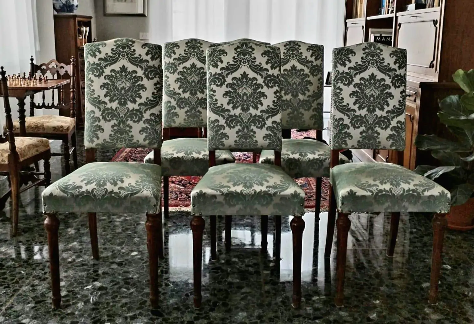 Tessuto damascato Foresti Home Collection