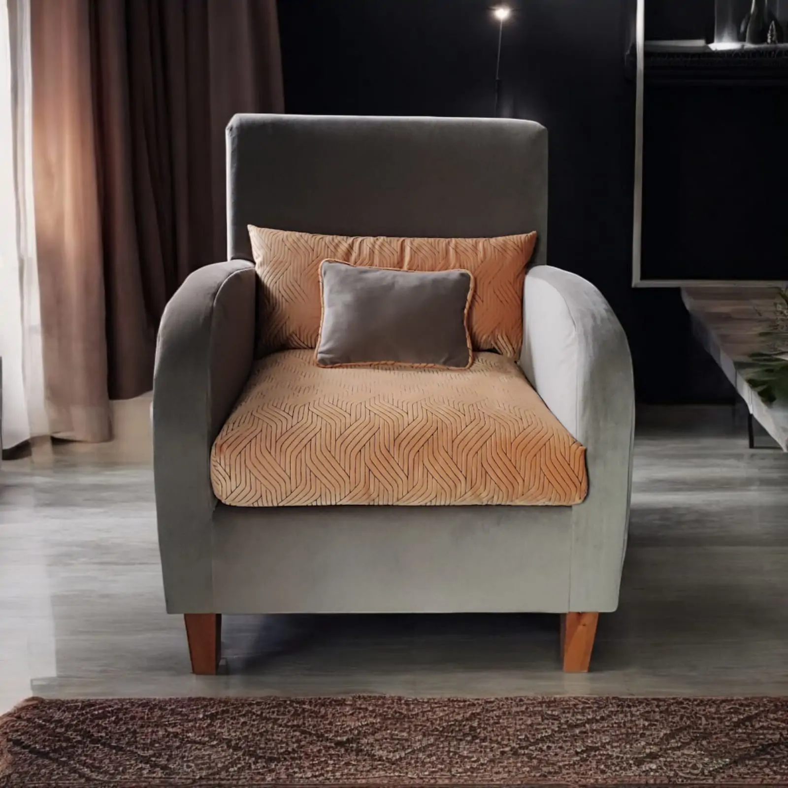 Microfibra antigraffio e velluto easy clean