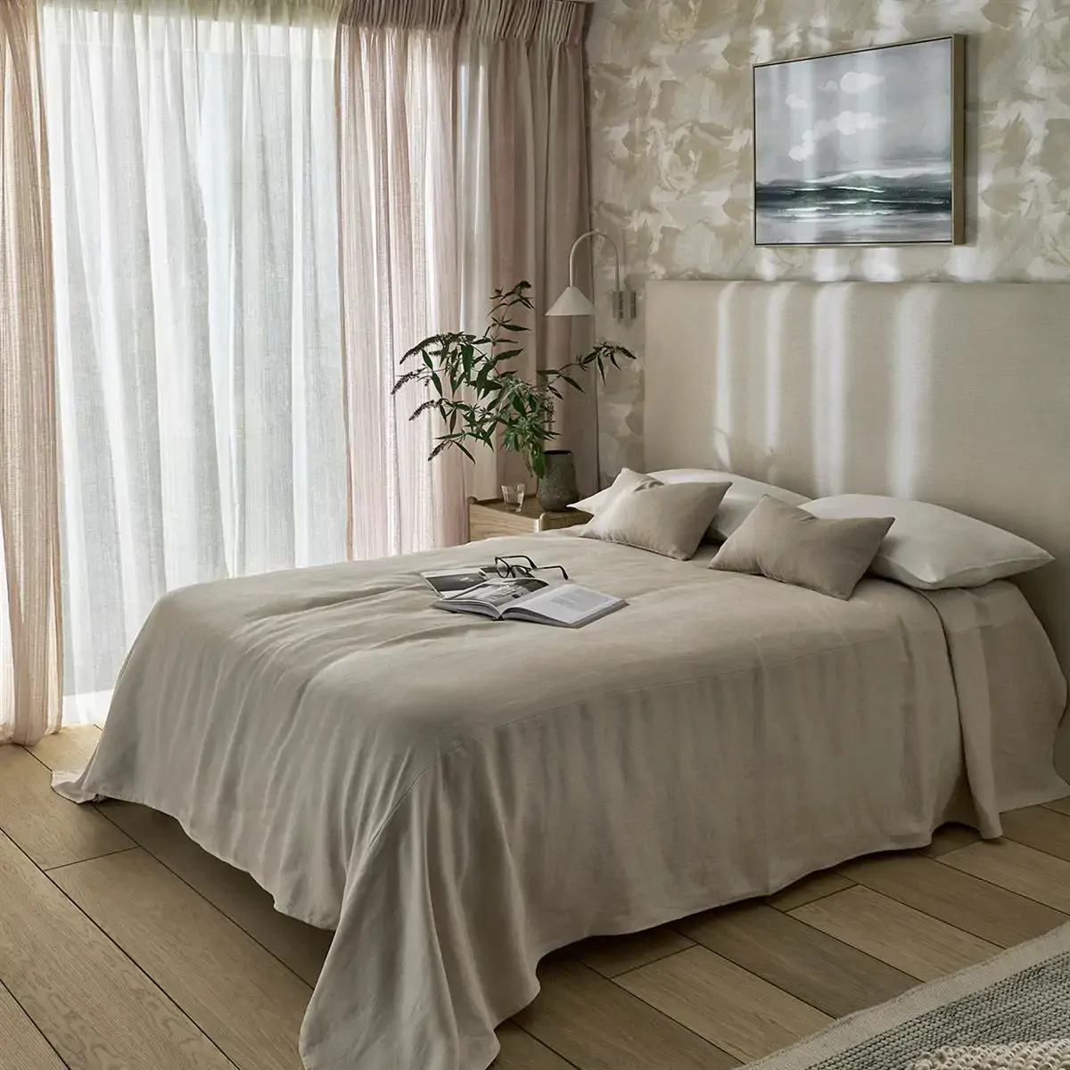 lino leggero rosa